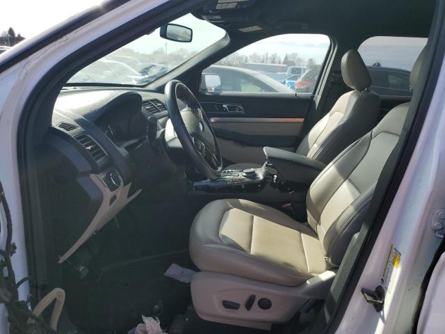 1FM5K8D86KGA93062 - 2019 FORD EXPLORER XLT أبيض صورة 7
