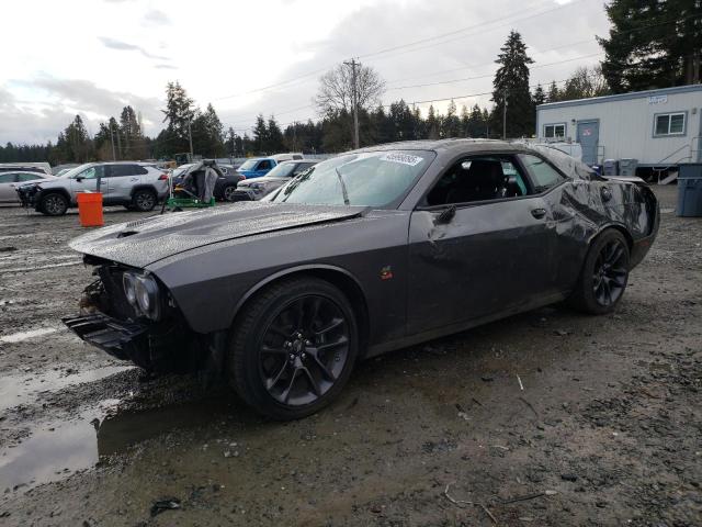 2C3CDZFJ7NH256987 - 2022 DODGE CHALLENGER R/T SCAT PACK CHARCOAL photo 1