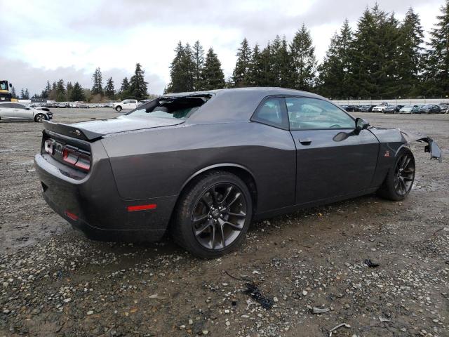 2C3CDZFJ7NH256987 - 2022 DODGE CHALLENGER R/T SCAT PACK CHARCOAL photo 3
