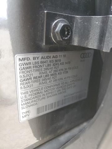 WA1VAAF70KD020476 - 2019 AUDI Q7 PRESTIGE 灰色 照片 14