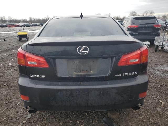 JTHCK262585021144 - 2008 LEXUS IS 250 BLACK photo 6