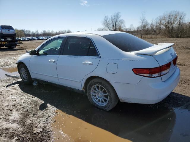 1HGCM56333A126207 - 2003 HONDA ACCORD LX WHITE photo 2