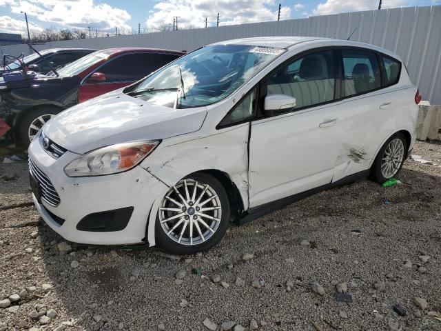 1FADP5AU4EL502100 - 2014 FORD C-MAX SE WHITE photo 1