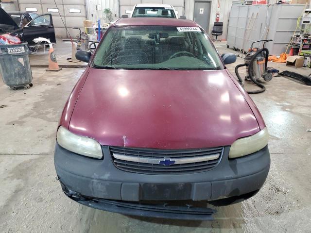 1G1ND52F24M613690 - 2004 CHEVROLET CLASSIC BURGUNDY photo 5