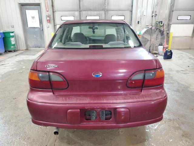 1G1ND52F24M613690 - 2004 CHEVROLET CLASSIC BURGUNDY photo 6