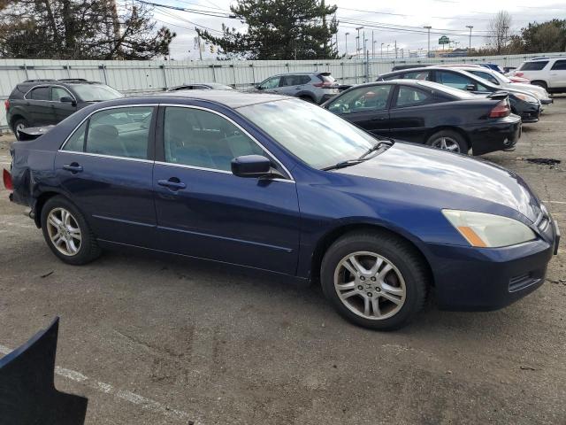 1HGCM56327A229107 - 2007 HONDA ACCORD SE BLUE photo 4