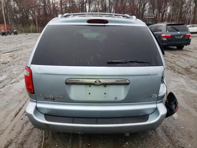 2C8GP64L53R308288 - 2003 CHRYSLER TOWN & COU LIMITED BLUE photo 6