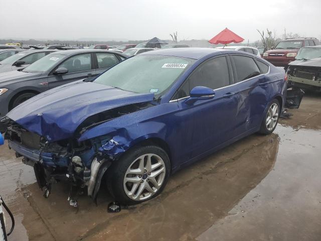 1FA6P0H77G5100459 - 2016 FORD FUSION SE BLUE photo 1