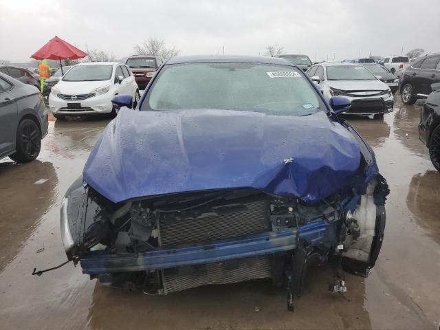 1FA6P0H77G5100459 - 2016 FORD FUSION SE BLUE photo 5