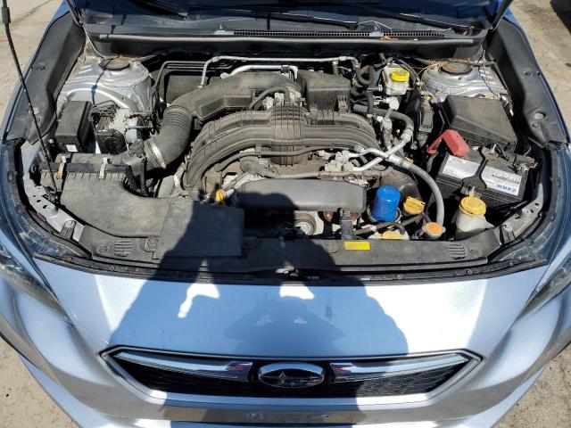 4S3GTAA61H1731783 - 2017 SUBARU IMPREZA SILVER photo 11