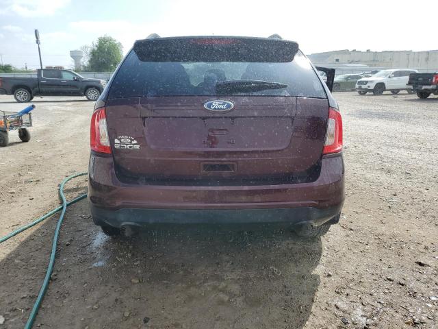 2FMDK3GC1BBA15083 - 2011 FORD EDGE SE MAROON photo 6