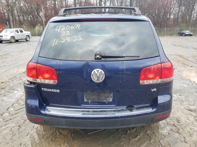 WVGBG77L45D015335 - 2005 VOLKSWAGEN TOUAREG 3.2 BLUE photo 6