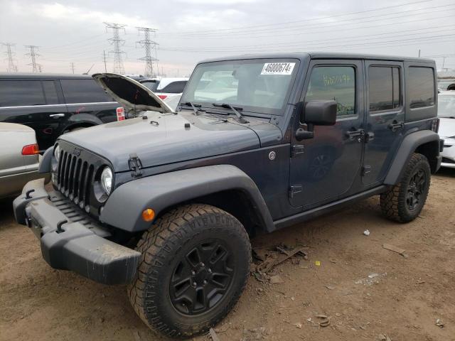 1C4BJWDG7HL592023 - 2017 JEEP WRANGLER U SPORT GRAY photo 1