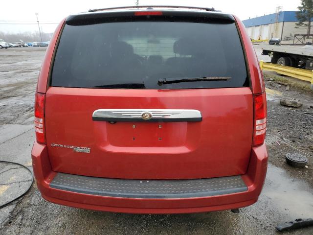 2A8HR54P98R143441 - 2008 CHRYSLER TOWN & COU TOURING RED photo 6