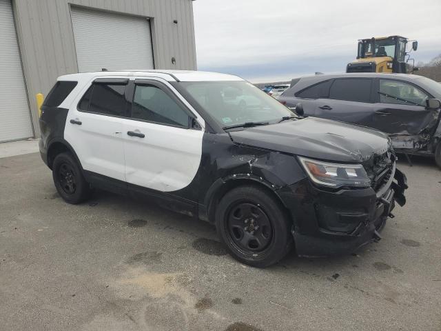 1FM5K8AT7KGB22285 - 2019 FORD EXPLORER POLICE INTERCEPTOR أبيض صورة 4