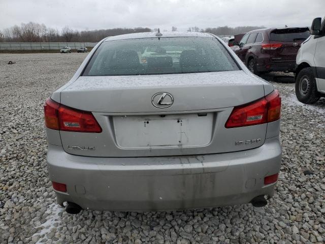 JTHBK262672051202 - 2007 LEXUS IS 250 SILVER photo 6