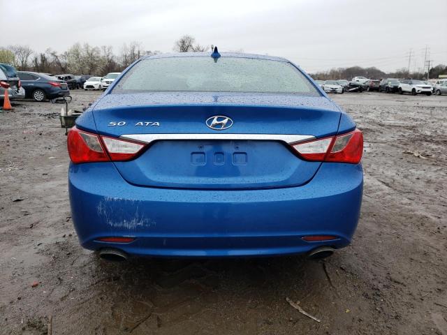 5NPEC4AC1BH250480 - 2011 HYUNDAI SONATA SE BLUE photo 6