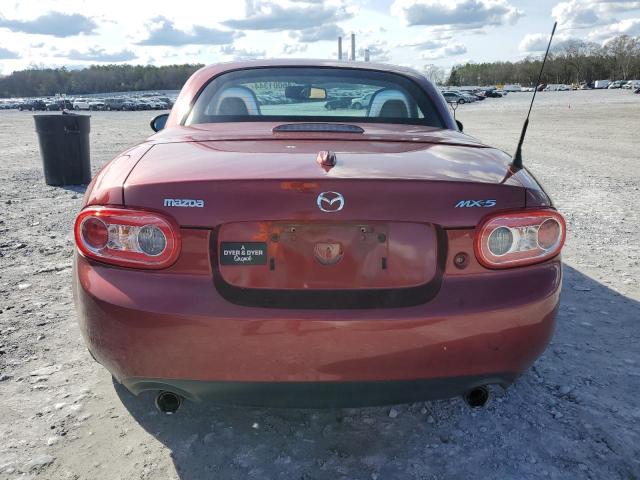 JM1NC26F990203924 - 2009 MAZDA MX-5 MIATA RED photo 6