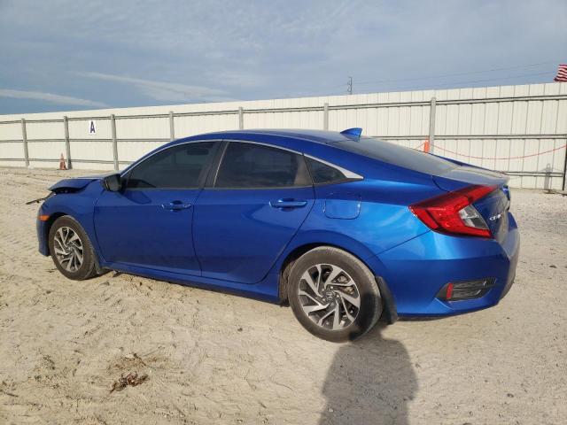 19XFC2F72JE017747 - 2018 HONDA CIVIC EX BLUE photo 2