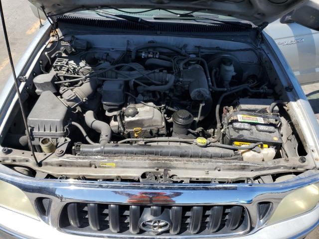 5TEGM92N74Z332376 - 2004 TOYOTA TACOMA DOUBLE CAB PRERUNNER SILVER photo 11