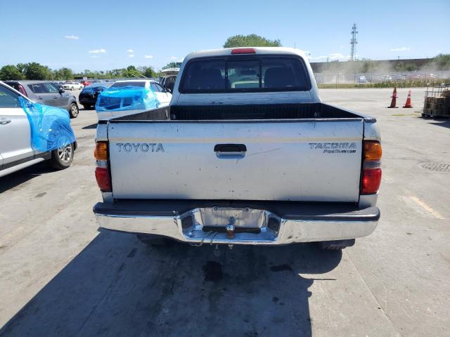 5TEGM92N74Z332376 - 2004 TOYOTA TACOMA DOUBLE CAB PRERUNNER SILVER photo 6