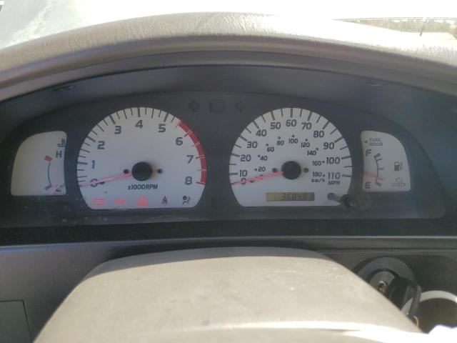 5TEGM92N74Z332376 - 2004 TOYOTA TACOMA DOUBLE CAB PRERUNNER SILVER photo 9