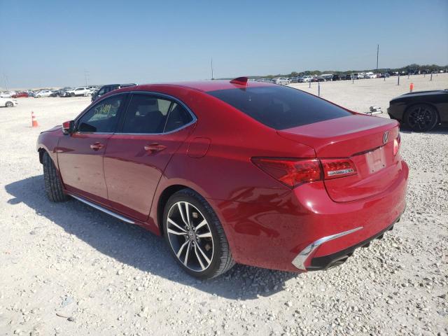 19UUB2F43KA010263 - 2019 ACURA TLX TECHNOLOGY RED photo 2