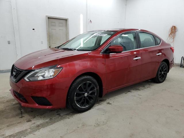 3N1AB7APXKY368328 - 2019 NISSAN SENTRA S RED photo 1