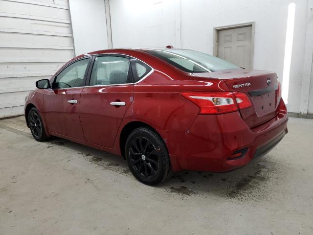 3N1AB7APXKY368328 - 2019 NISSAN SENTRA S RED photo 2