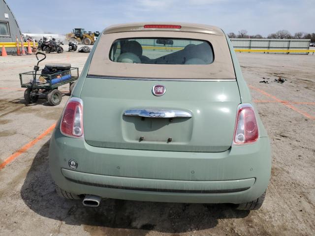 3C3CFFDR6DT635972 - 2013 FIAT 500 POP GREEN photo 6