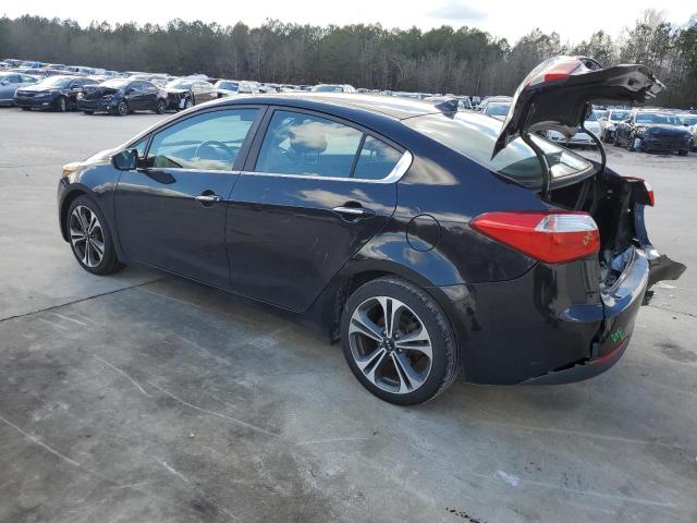 KNAFX4A8XG5463243 - 2016 KIA FORTE EX BLACK photo 2