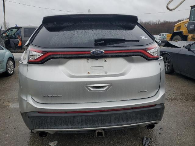 2FMTK3J97FBC38114 - 2015 FORD EDGE SEL SILVER photo 6