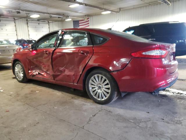 3FA6P0LU6DR344075 - 2013 FORD FUSION SE HYBRID RED photo 2