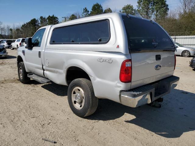 1FTWF31R38EB46589 - 2008 FORD F350 SRW SUPER DUTY SILVER photo 2