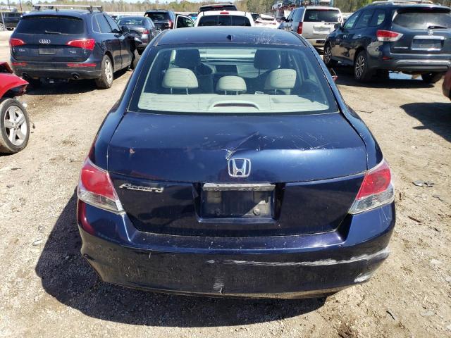 1HGCP26879A001642 - 2009 HONDA ACCORD EXL BLUE photo 6