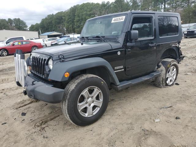 1C4AJWAG4DL558891 - 2013 JEEP WRANGLER SPORT BLACK photo 1