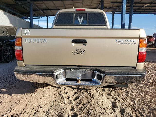 5TEGN92N13Z245293 - 2003 TOYOTA TACOMA DOUBLE CAB PRERUNNER GOLD photo 6