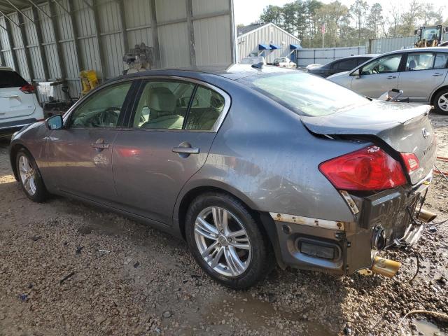 JN1CV6AP2FM501215 - 2015 INFINITI Q40 GRAY photo 2