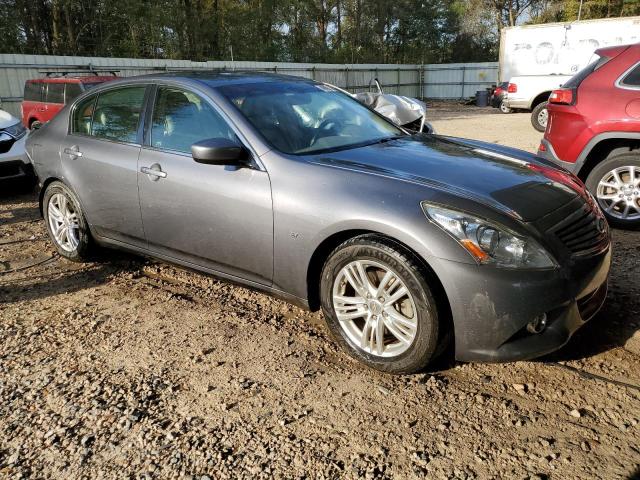 JN1CV6AP2FM501215 - 2015 INFINITI Q40 GRAY photo 4