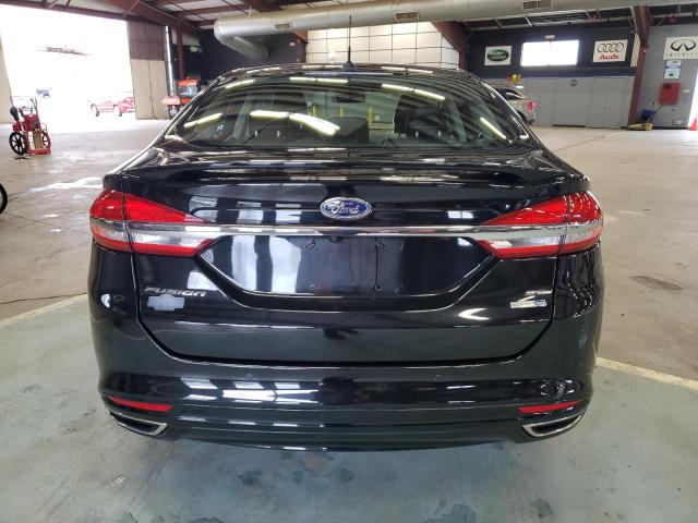 3FA6P0T99JR221247 - 2018 FORD FUSION SE BLACK photo 6