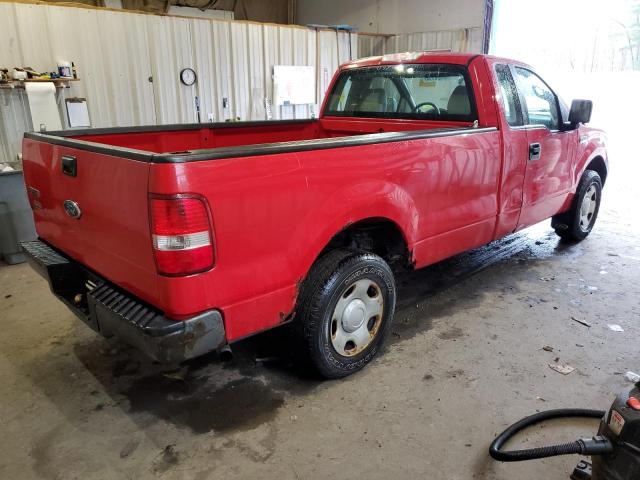 1FTRF12245NB22624 - 2005 FORD F150 RED photo 3