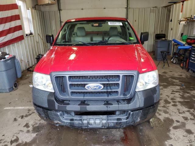 1FTRF12245NB22624 - 2005 FORD F150 RED photo 5