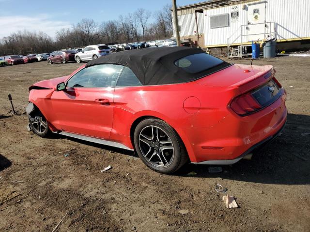 1FATP8UH8J5142999 - 2018 FORD MUSTANG RED photo 2