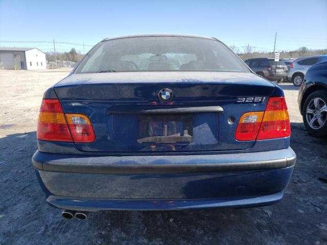 WBAAZ33443PH33125 - 2003 BMW 325 I BLUE photo 6