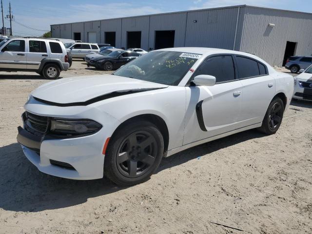 2C3CDXAG2KH599203 - 2019 DODGE CHARGER POLICE WHITE photo 1