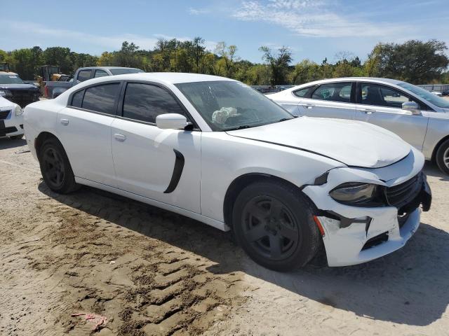 2C3CDXAG2KH599203 - 2019 DODGE CHARGER POLICE WHITE photo 4