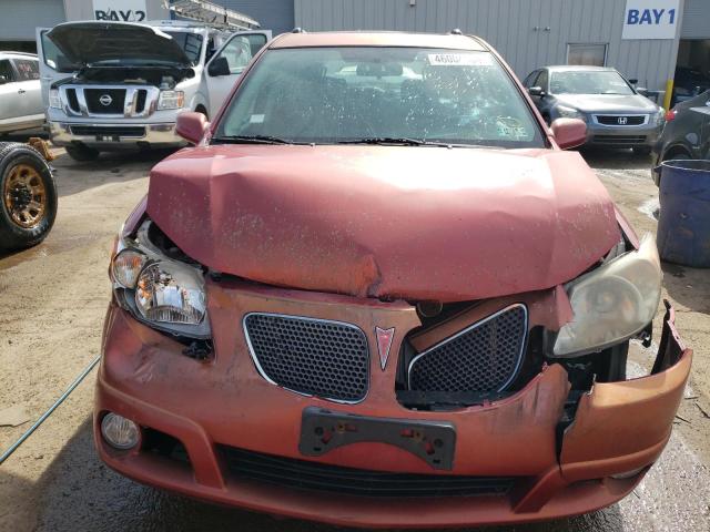 5Y2SL63855Z466529 - 2005 PONTIAC VIBE RED photo 5