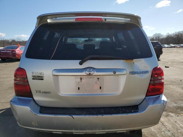 JTEHF21A030118019 - 2003 TOYOTA HIGHLANDER LIMITED SILVER photo 6