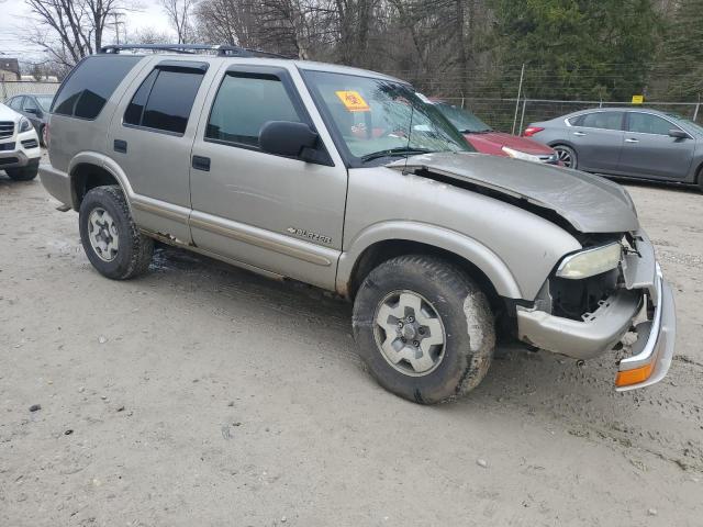 1GNDT13X54K141896 - 2004 CHEVROLET BLAZER TAN photo 4