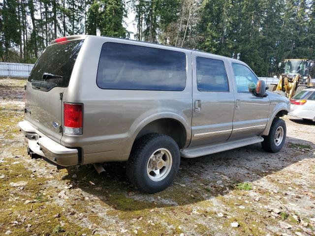 1FMNU43S75ED42713 - 2005 FORD EXCURSION LIMITED BROWN photo 3